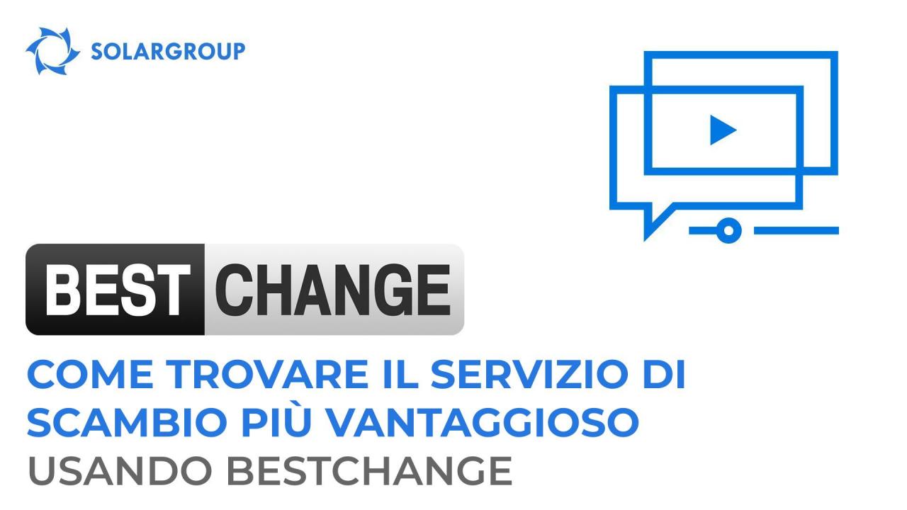 Servizio BestChange: nuove istruzioni per investitori nell'area personale