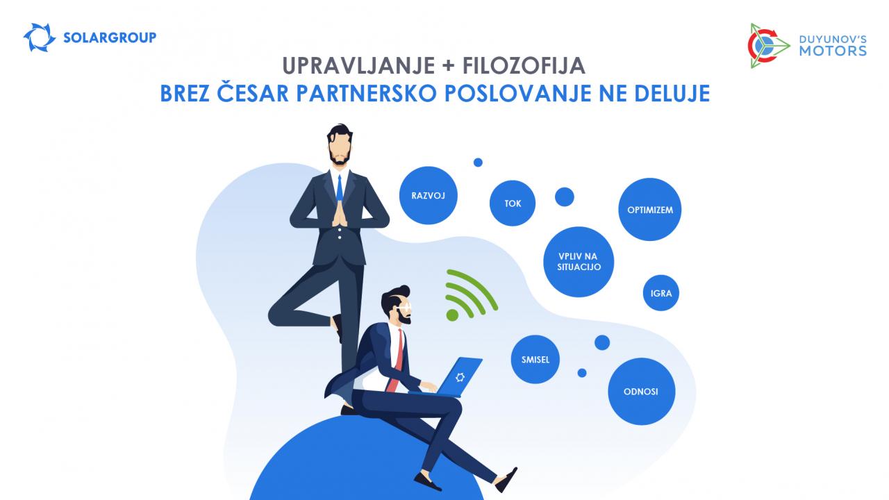 Upravljanje + filozofija: brez česar partnerski posel NE deluje