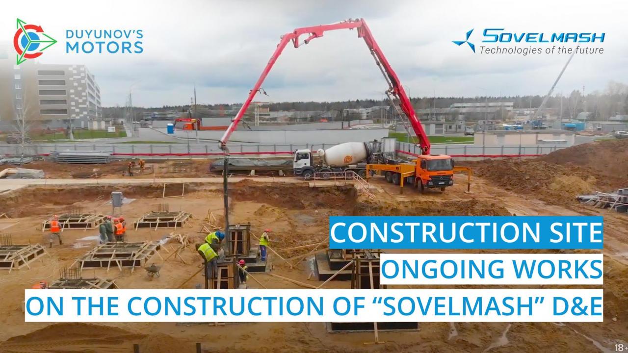 News from the construction site: ongoing work on the construction of "Sovelmash" D&E