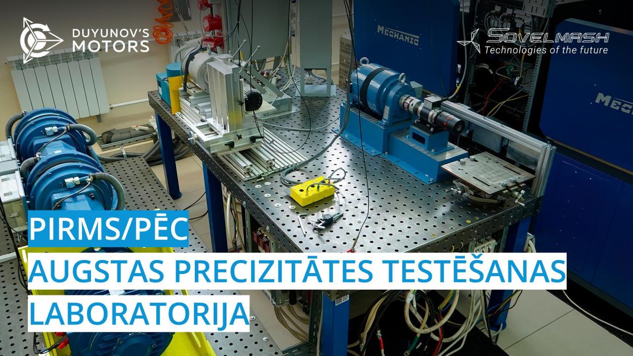 "Sovelmaš" augstas precizitātes testēšanas laboratorija: pirms/pēc