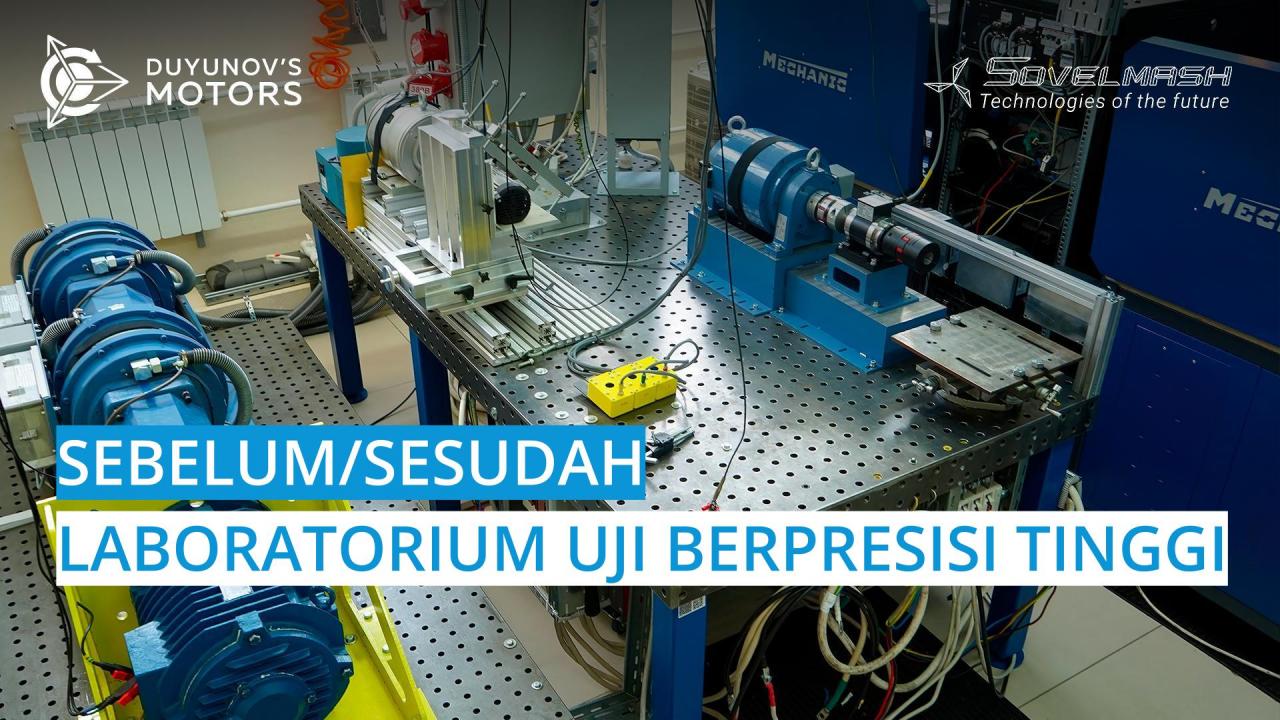 Laboratorium uji berpresisi tinggi "Sovelmash": sebelum/sesudah