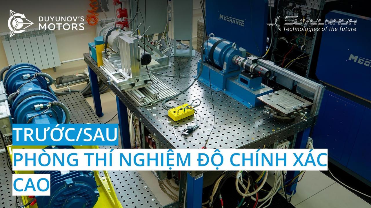 Phòng thí nghiệm độ chính xác cao của "Sovelmash": trước/sau