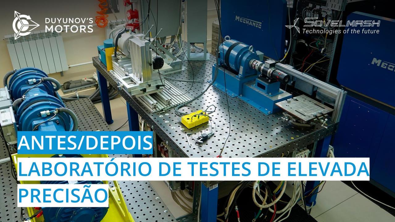 Laboratório de testes de elevada precisão da "Sovelmash": o antes e o depois