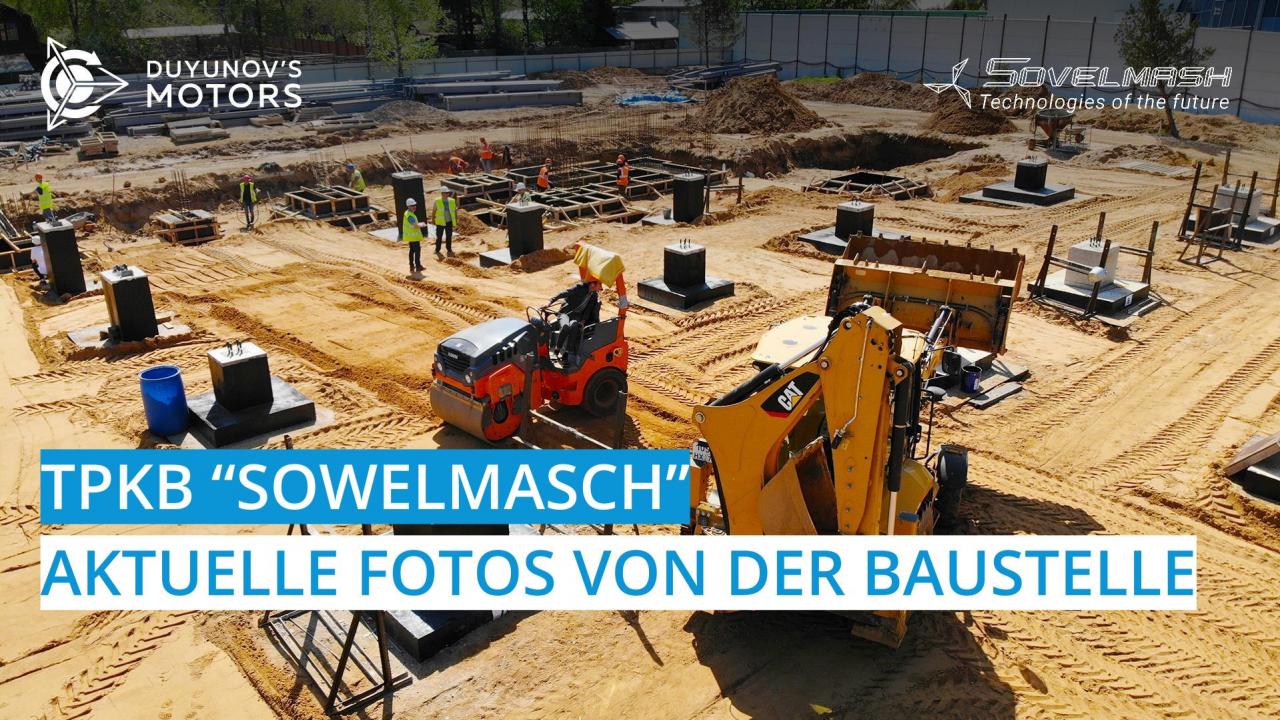 TPKB "Sowelmasch": aktuelle Fotos von der Baustelle