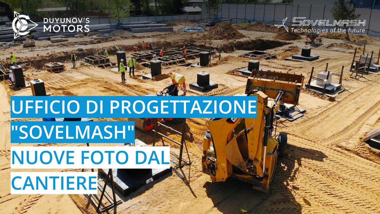 Ufficio di progettazione e costruzione Sovelmash: nuove foto dal cantiere