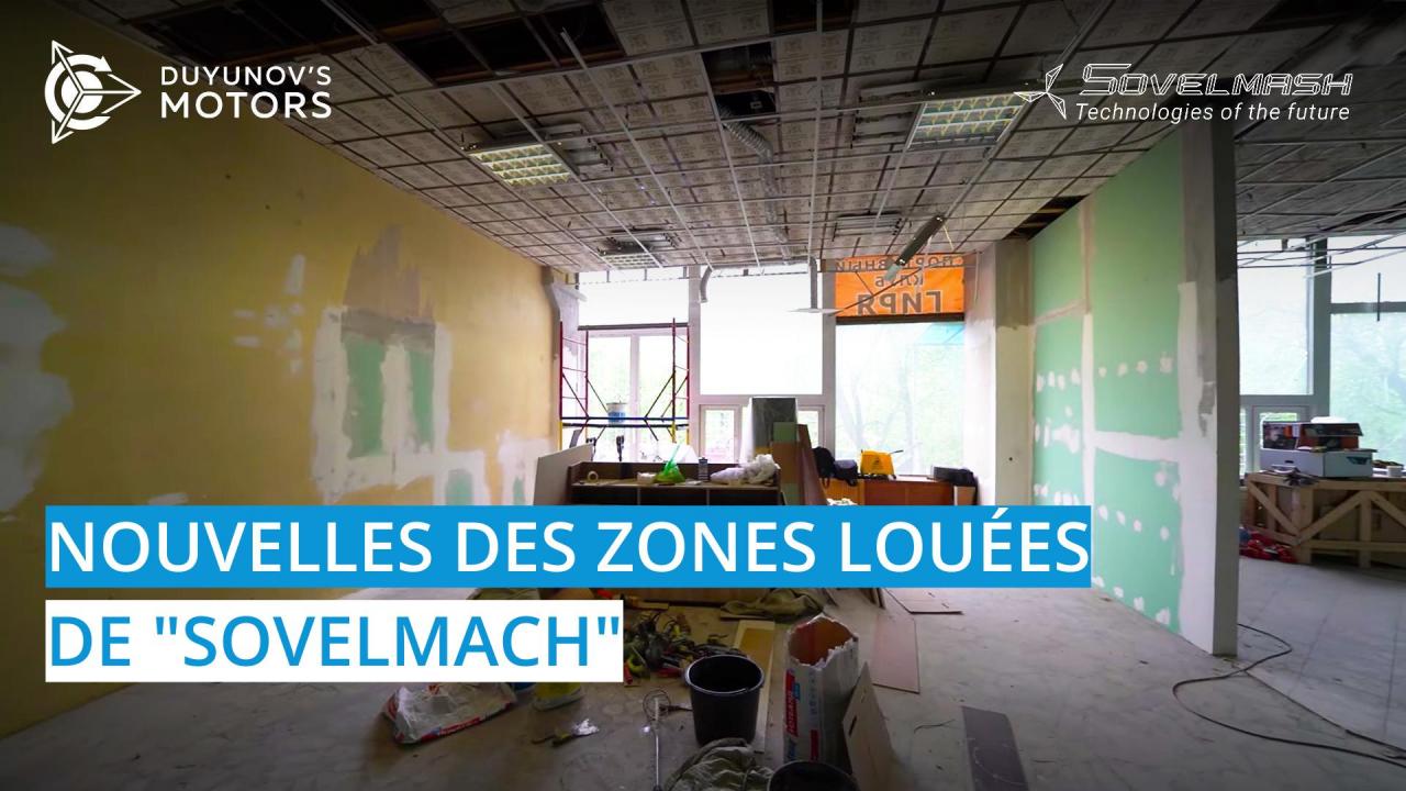 Nouvelles des zones louées de "Sovelmach"