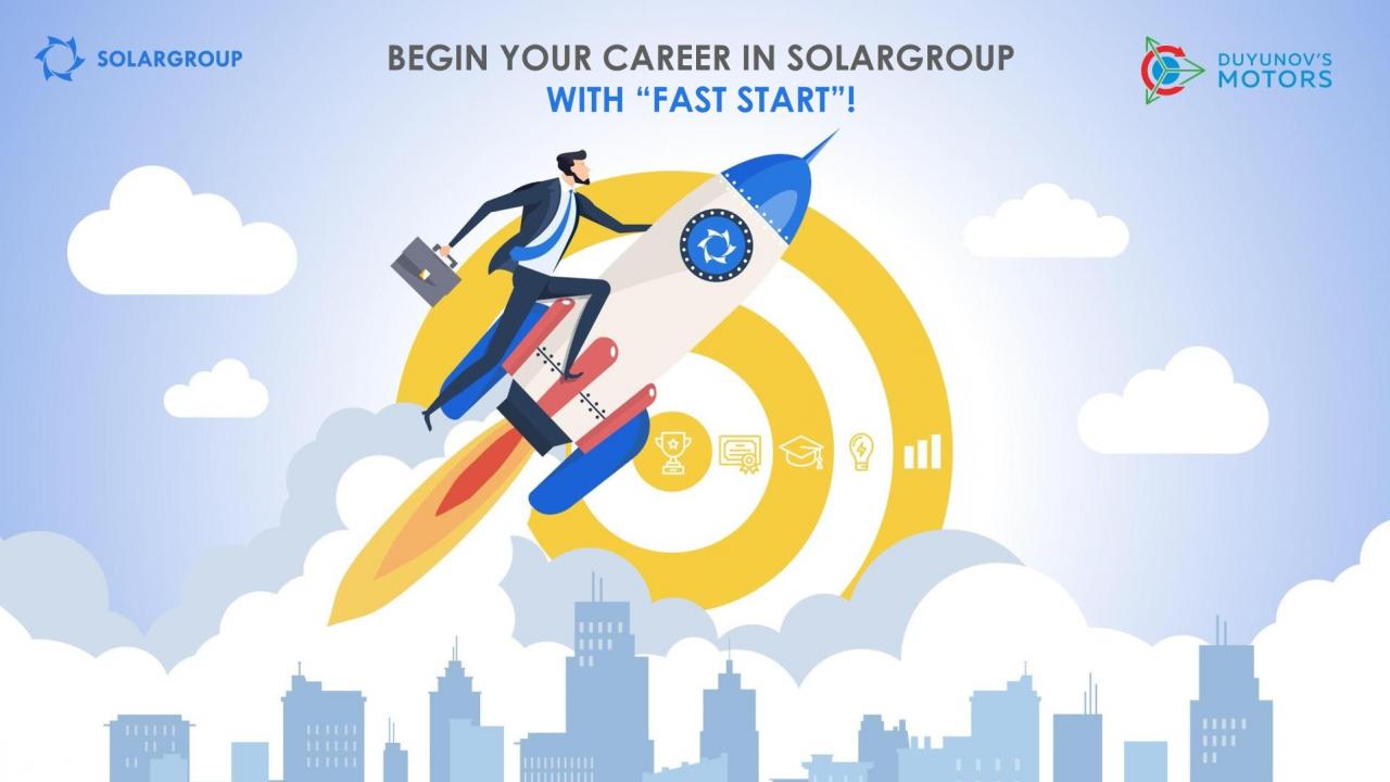 Begin your career in SOLARGROUP with "Fast Start"!