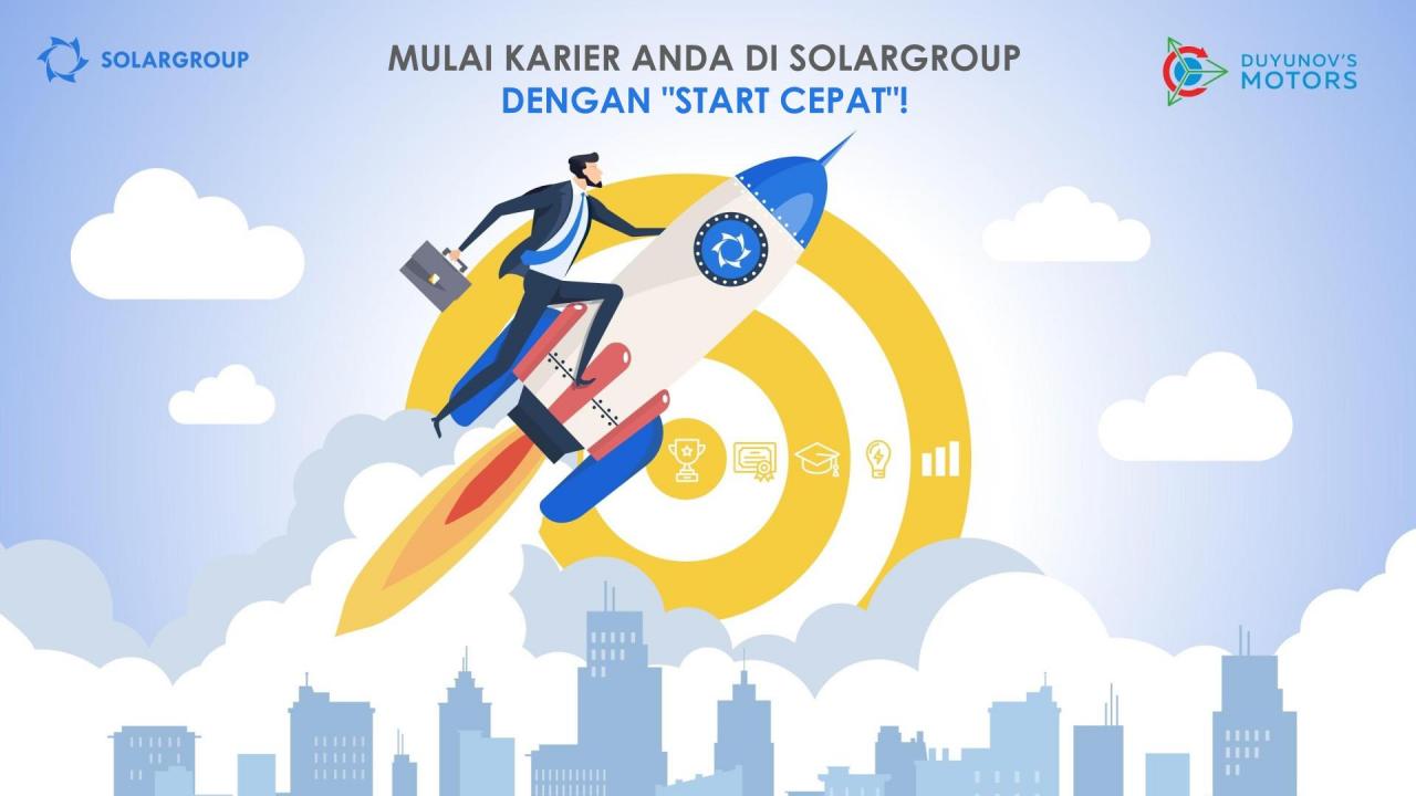 Mulailah karier Anda di SOLARGROUP dengan "Start Cepat"!