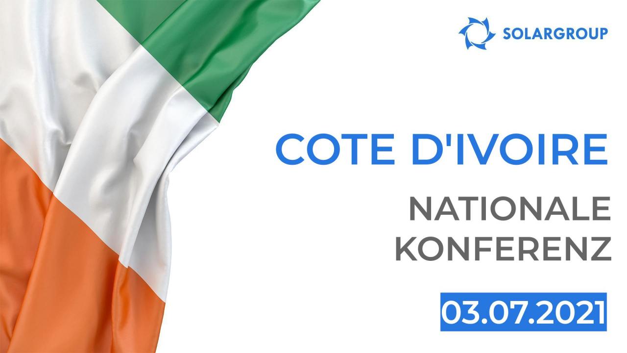 Nationale Konferenz von SOLARGROUP in Côte d'Ivoire