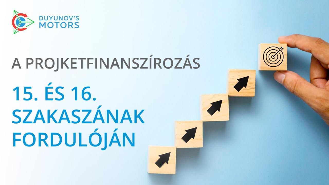 A projektfinanszírozás 15. és 16. szakaszának fordulóján: eredmények és jövőbeli tervek