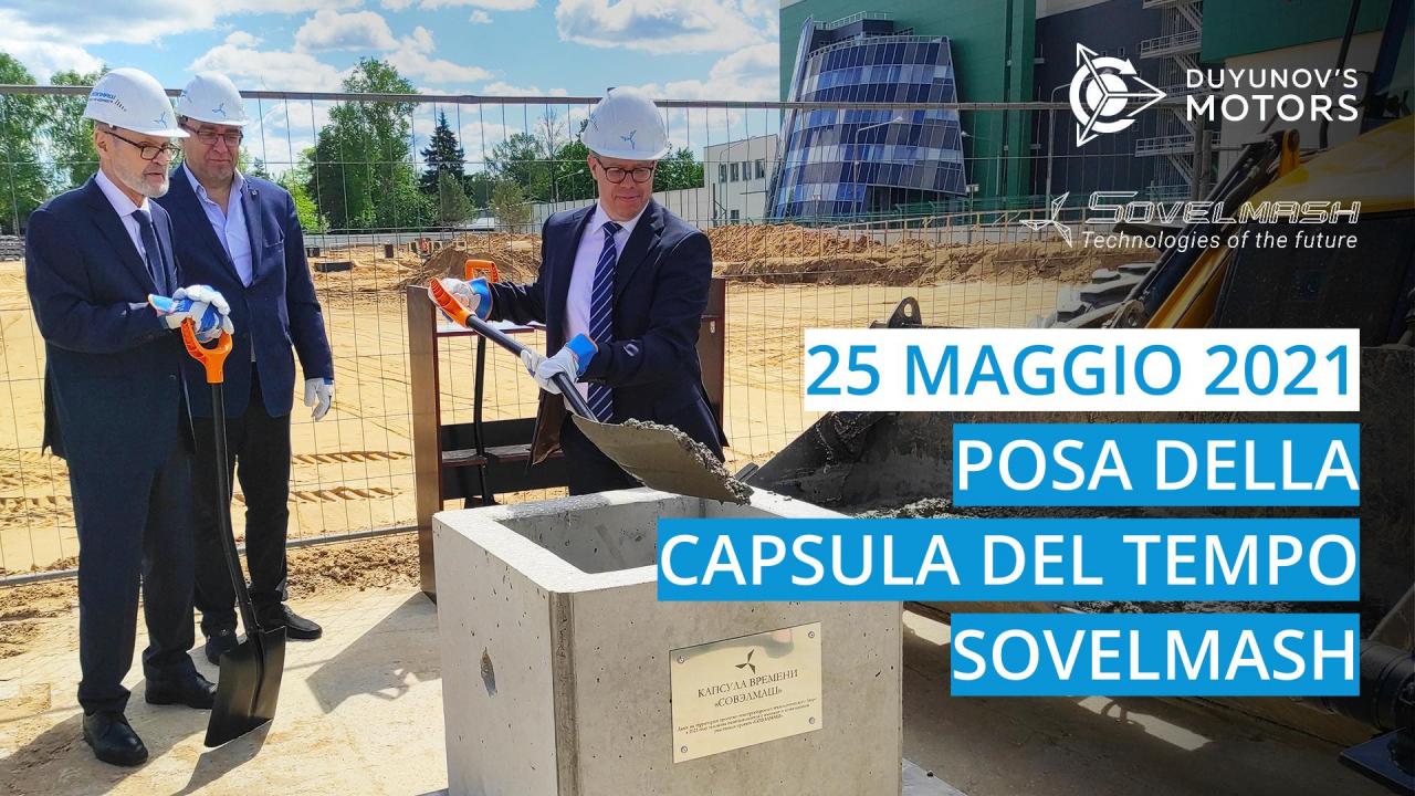 L'evento tanto atteso: la posa della capsula del tempo di Sovelmash