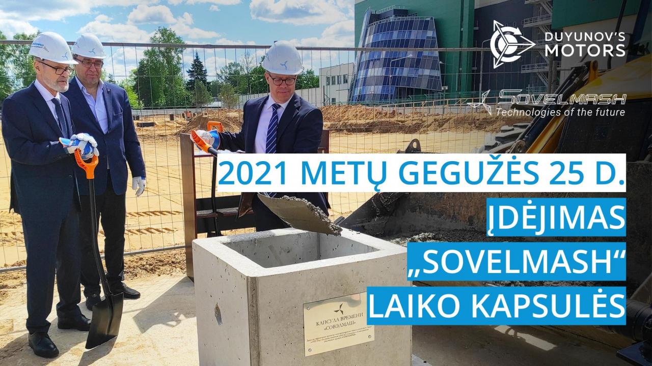 Įvykis, kurio laukė: „Sovelmash“ laiko kapsulės įdėjimas