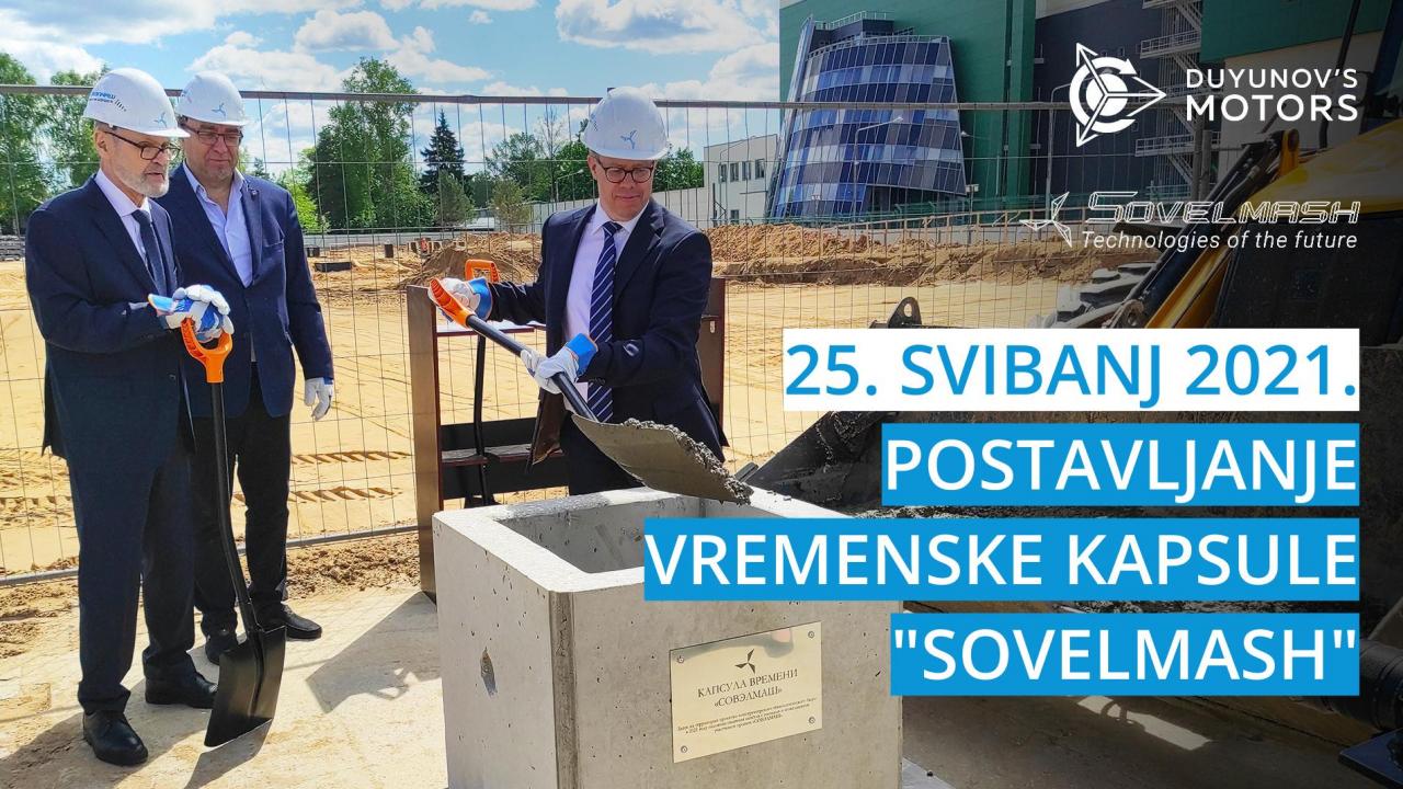 Događaj kojeg su svi čekali: postavljanje vremenske kapsule "Sovelmash"