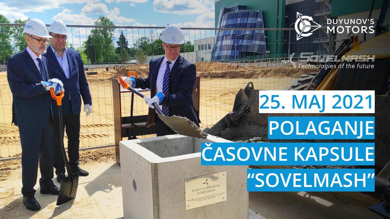 Dogodek, ki smo ga čakali: polaganje časovne kapsule "Sovelmash"