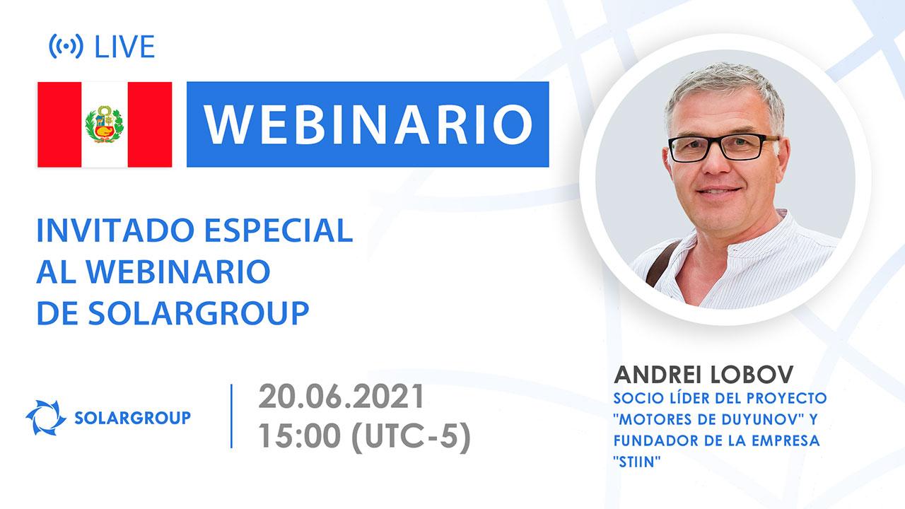 Peru. Invitado especial al webinario de SOLARGROUP