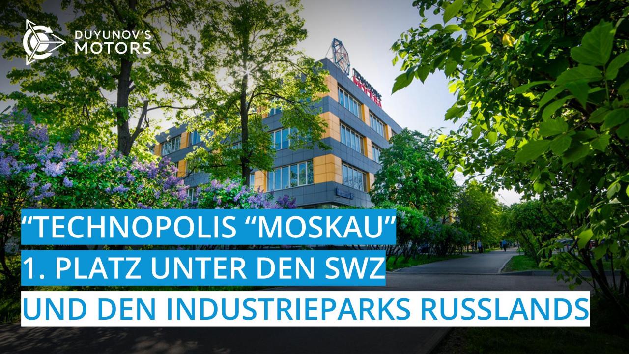 "Technopolis "Moskau" — der erste im Ranking der Industrieparks Russlands