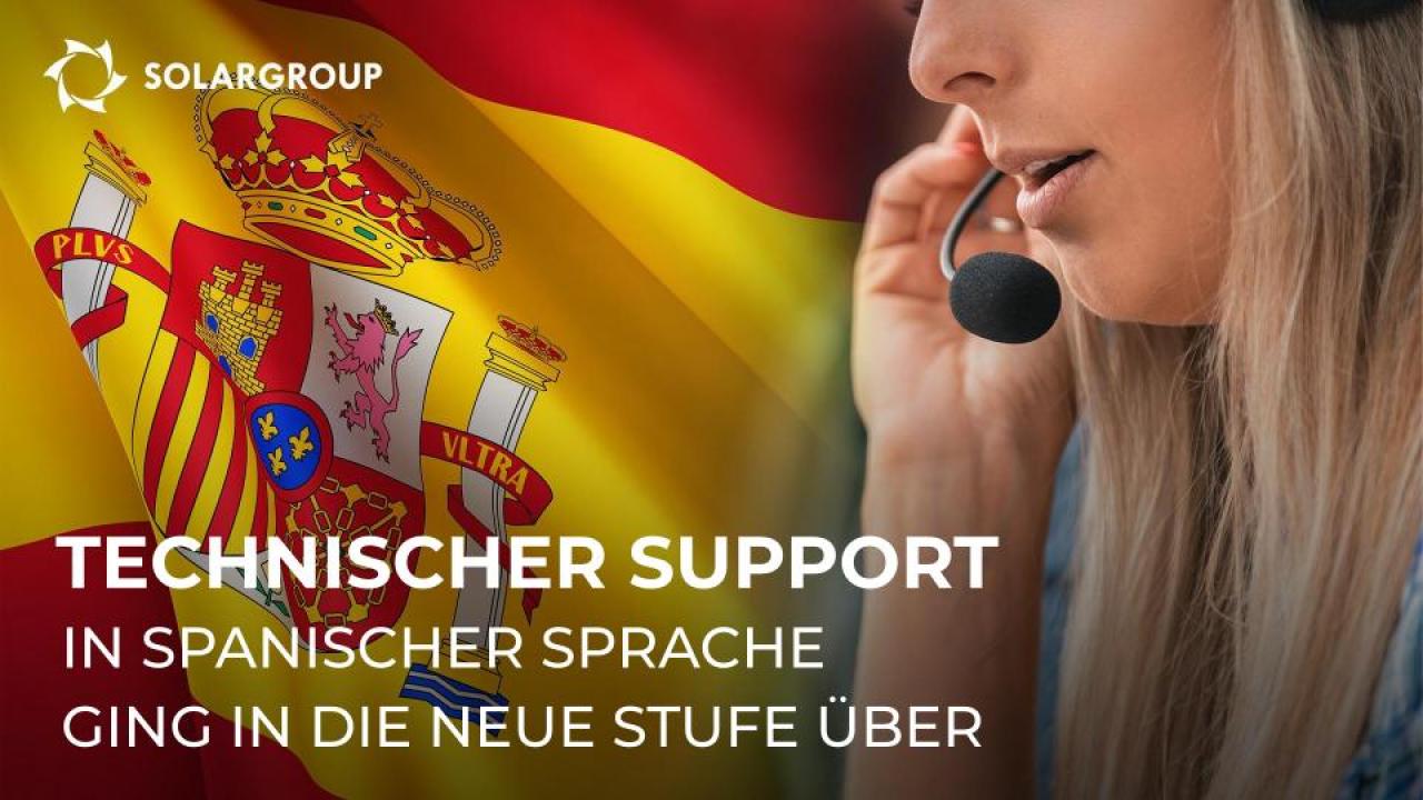 Technischer Support in spanischer Sprache im Projekt "Duyunov-Motoren"