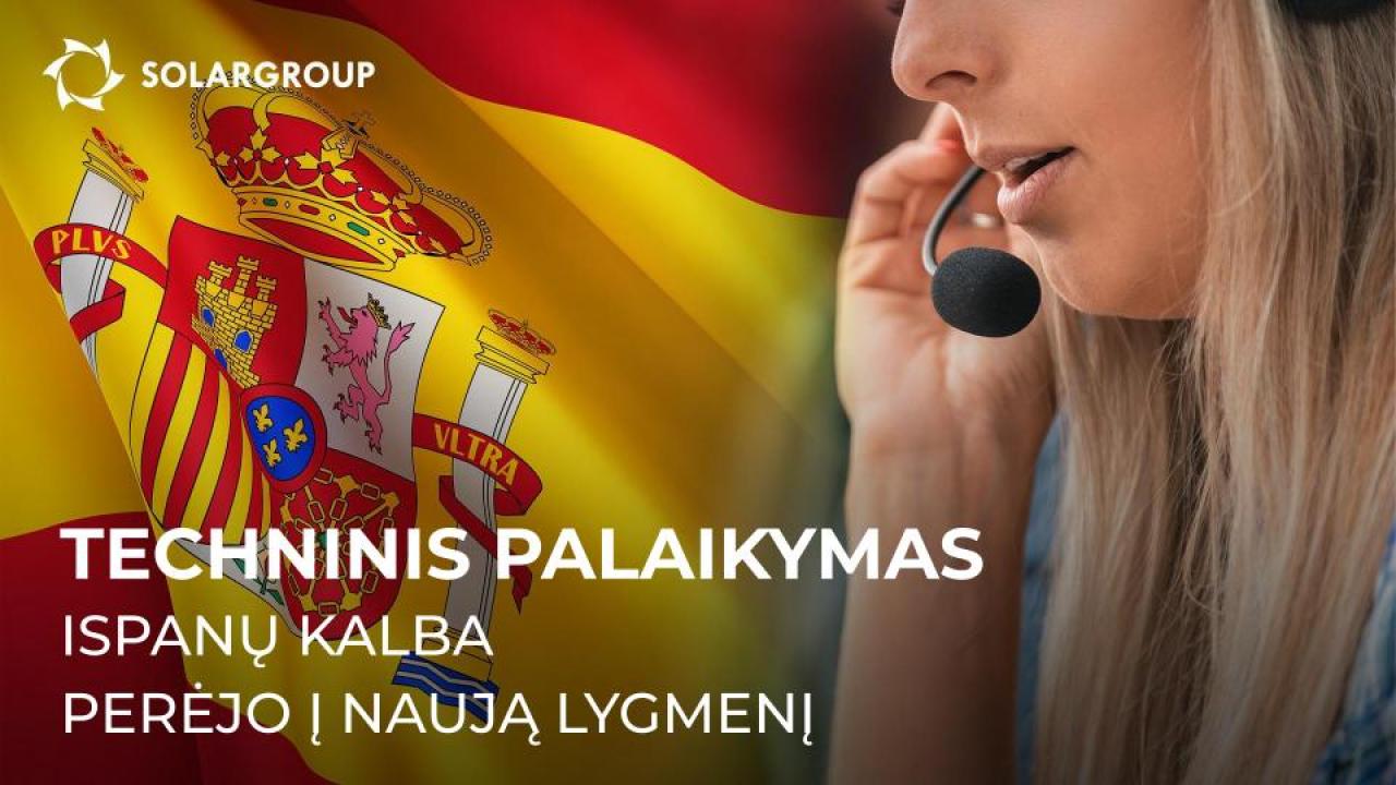 Projekto „Duyunovo varikliai“ techninis palaikymas ispanų kalba