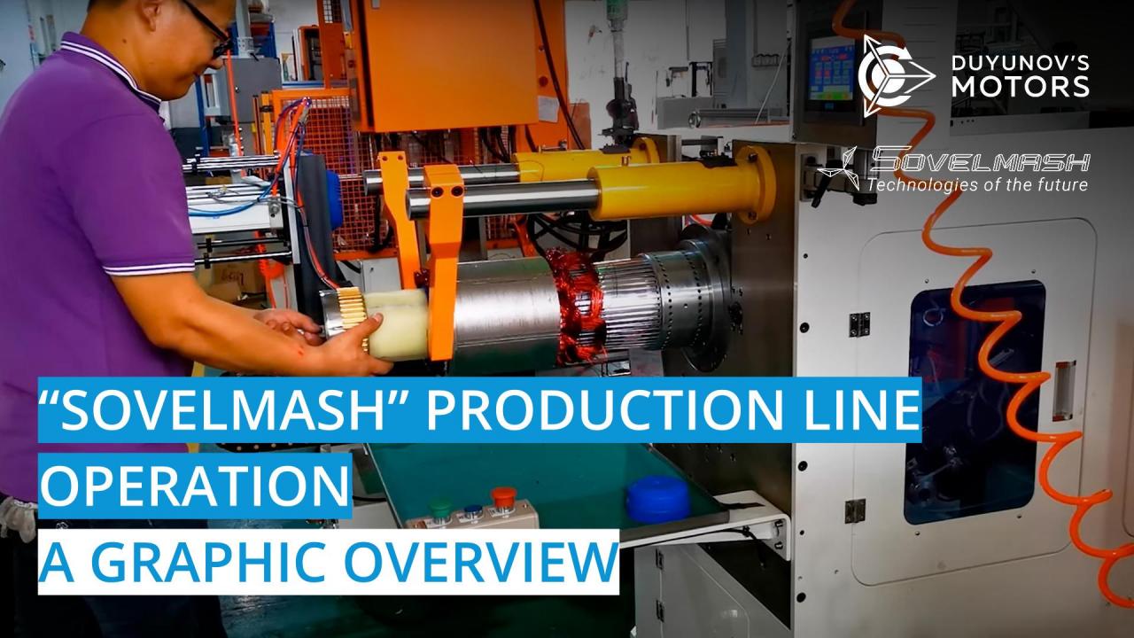 "Sovelmash" production line operation: a graphic overview