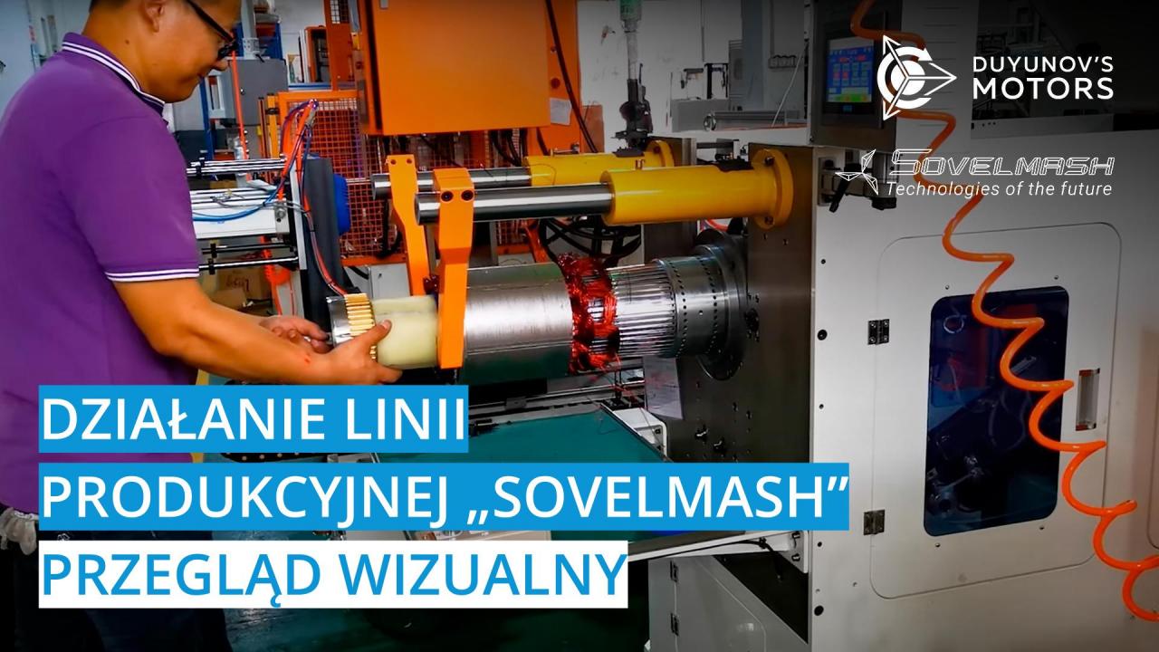 Działanie linii produkcyjnej „Sovelmash”: przegląd wizualny