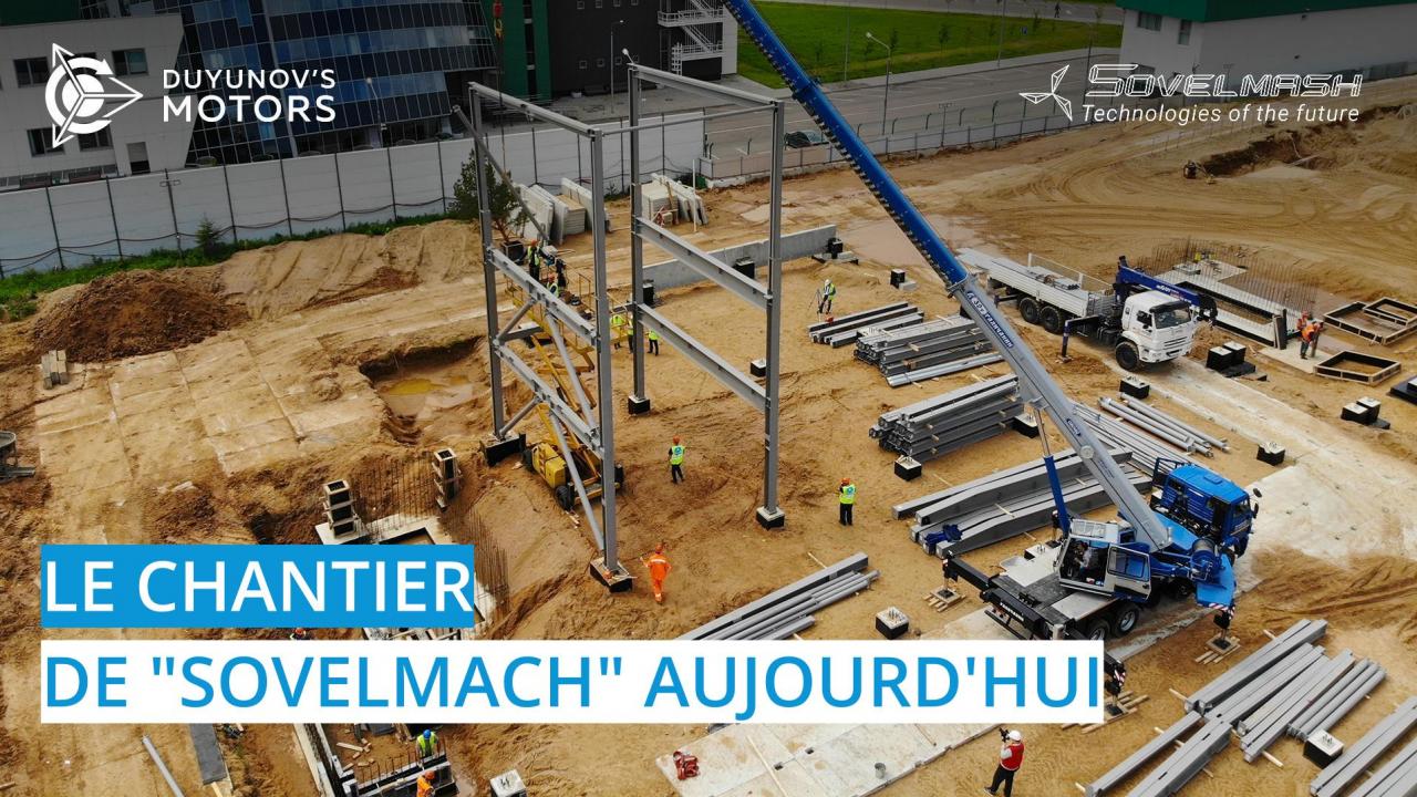 Le chantier "Sovelmach" aujourd'hui