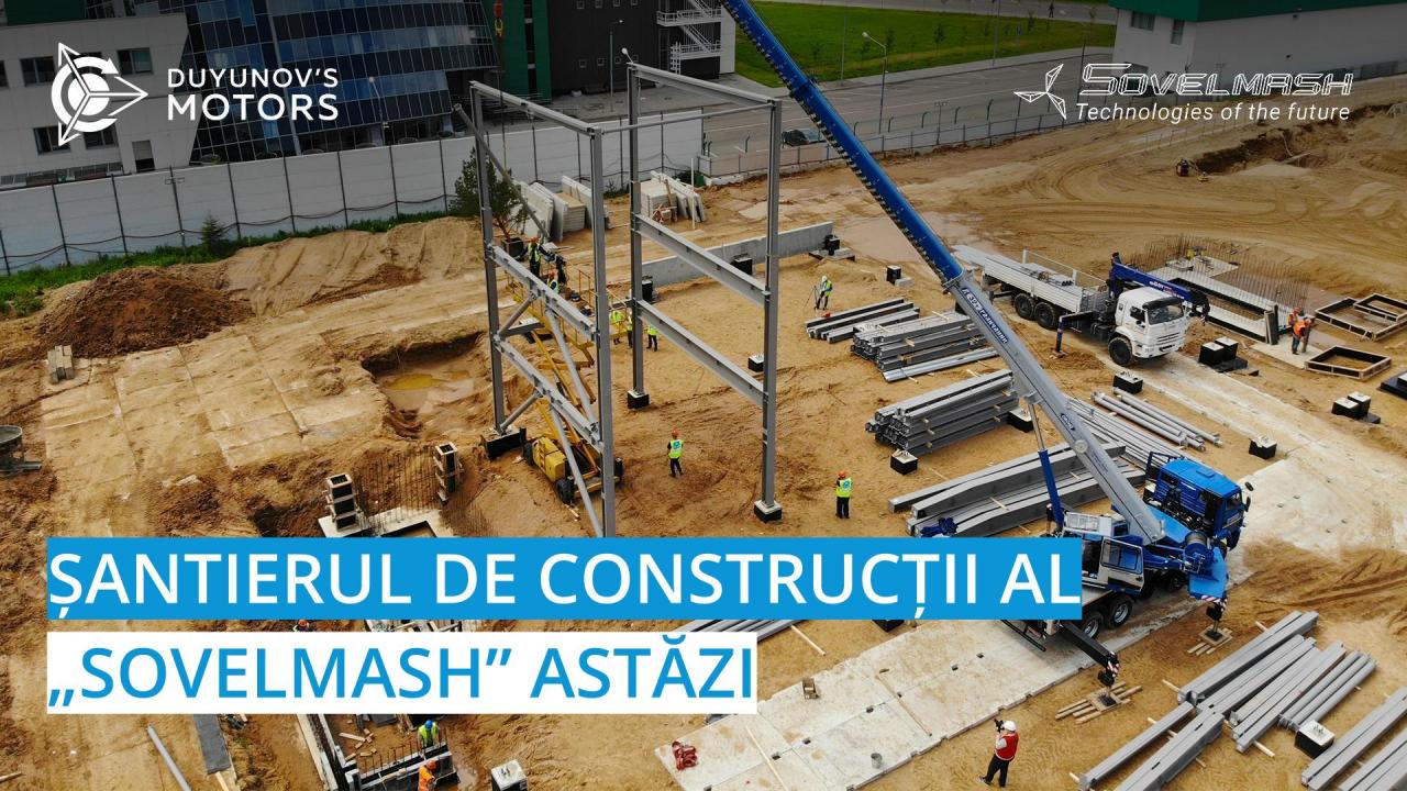 Șantierul de construcții al „Sovelmash” astăzi