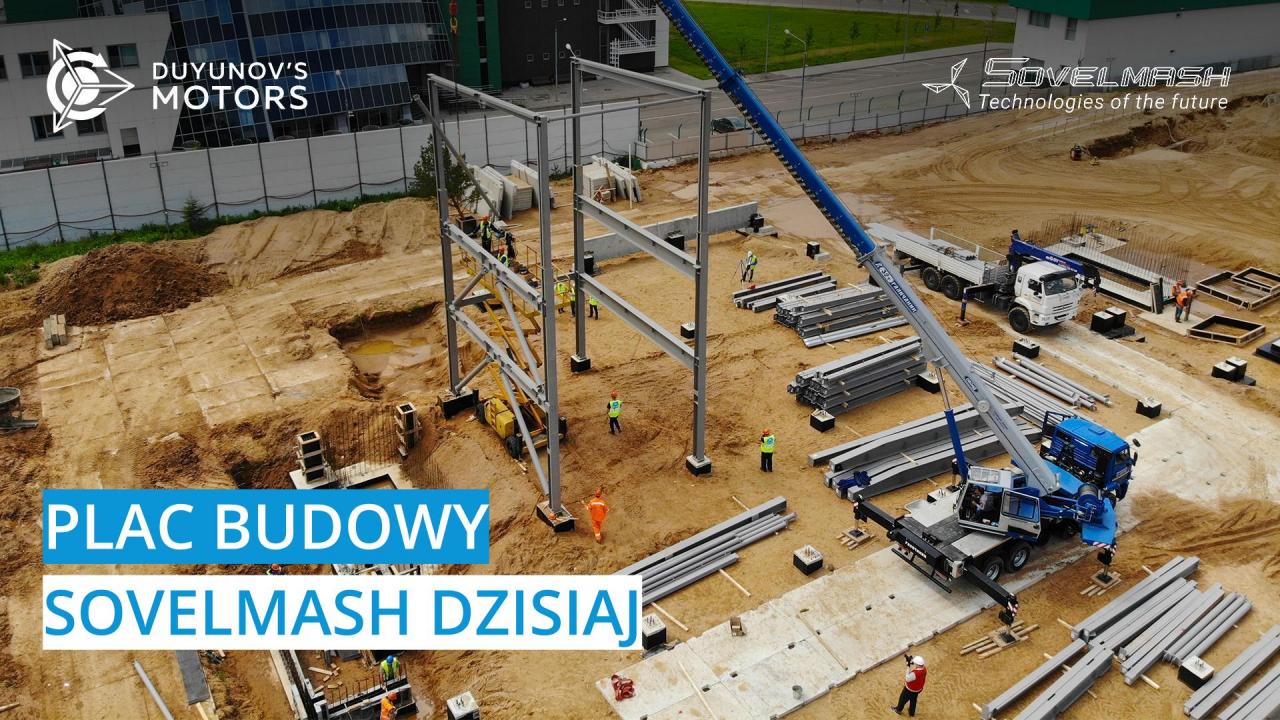 Plac budowy Sovelmash dzisiaj