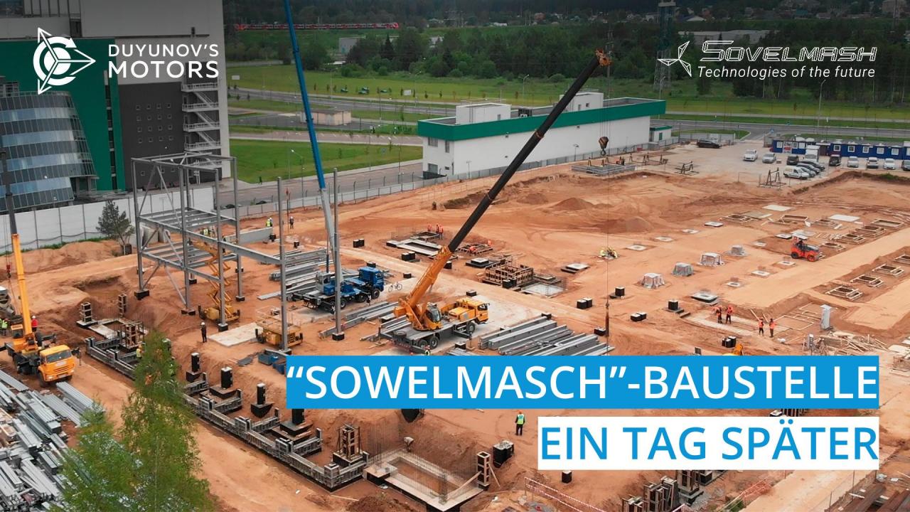 "Sowelmasch"-Baustelle  ein Tag später