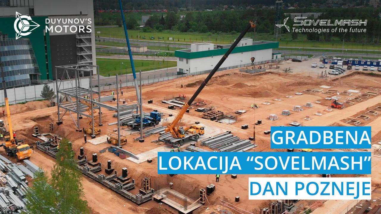 Gradbena lokacija "Sovelmash"  dan kasneje