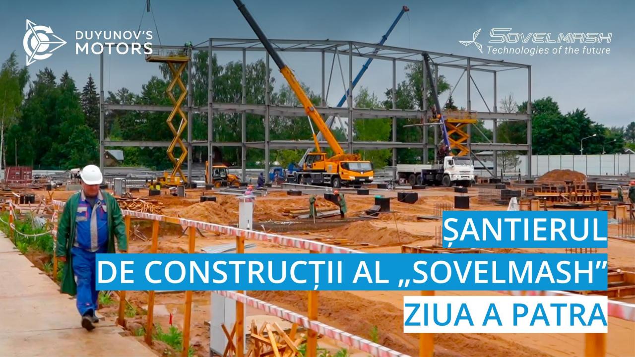 Șantierul de construcții al „Sovelmash” / Ziua a patra