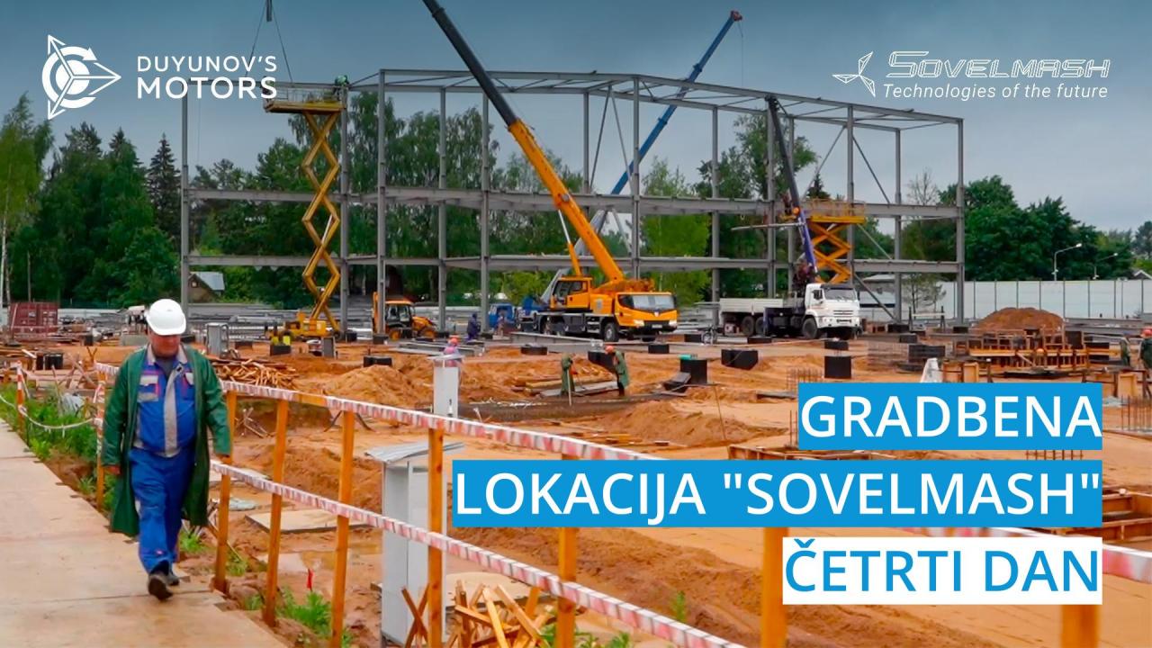 Gradbena lokacija "Sovelmash" / Četrti dan