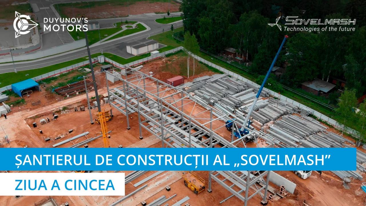 Șantierul de construcții al „Sovelmash” / Ziua a cincea