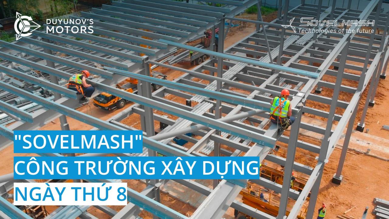 Công trường xây dựng "Sovelmash" /  Ngày thứ 8