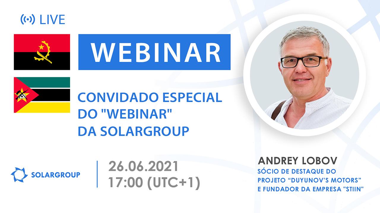 Portugal.  Convidado especial do "webinar" da SOLARGROUP