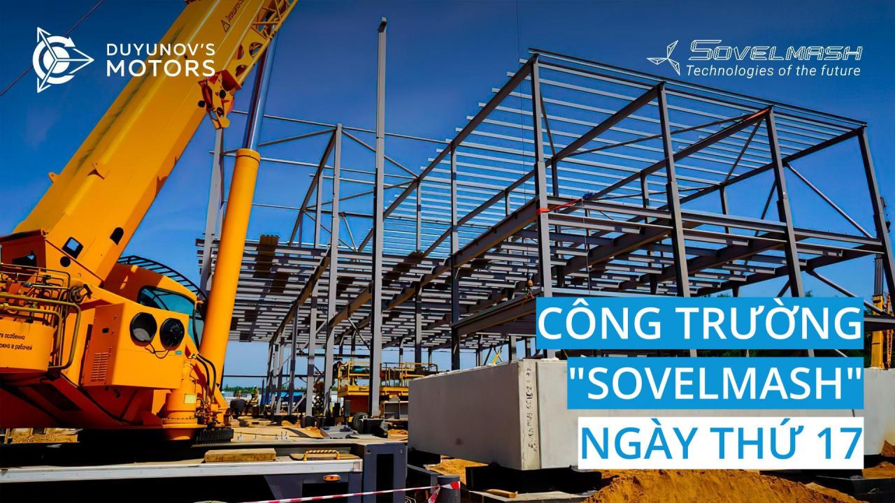 Công trường xây dựng "Sovelmash" /  Ngày thứ 17