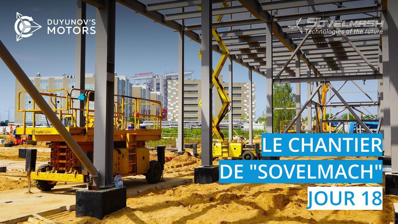 Le chantier de "Sovelmach"  Jour 18