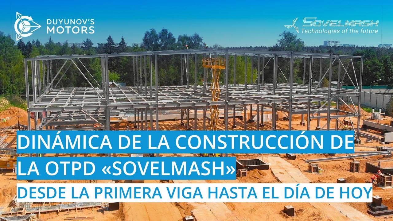 Desde la primera viga hasta el día de hoy | Dinámica de la construcción de la OTPD "Sovelmash"