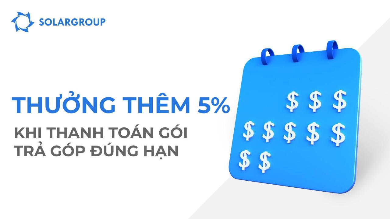 Thanh toán gói trả góp của bạn đúng hạn và nhận quà tặng cổ phần thưởng thêm!