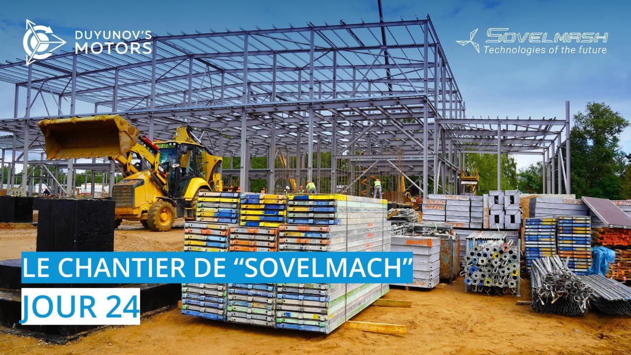 Le chantier de "Sovelmach" / Jour 24