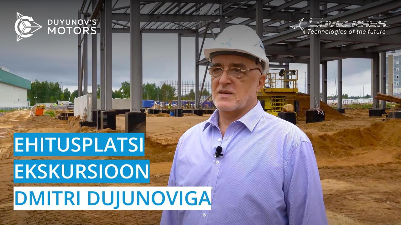 Tour of the construction site with D.A. Duyunov