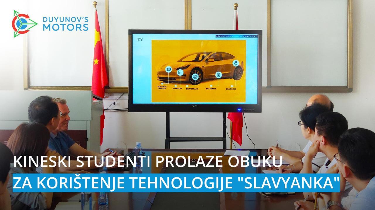 Kineski studenti prolaze obuku za korištenje tehnologije "Slavyanka"