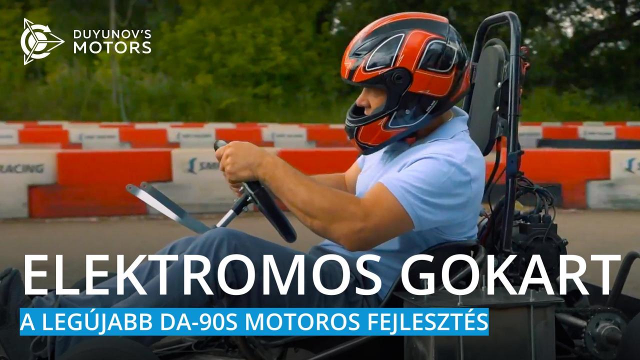 Elektromos gokart: a legújabb DA-90S motoros fejlesztés