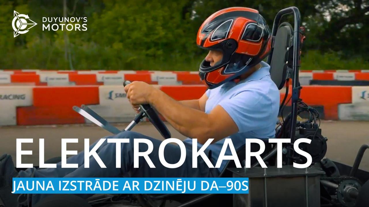 Elektrokarts: jauna izstrāde ar dzinēju DA‒90S