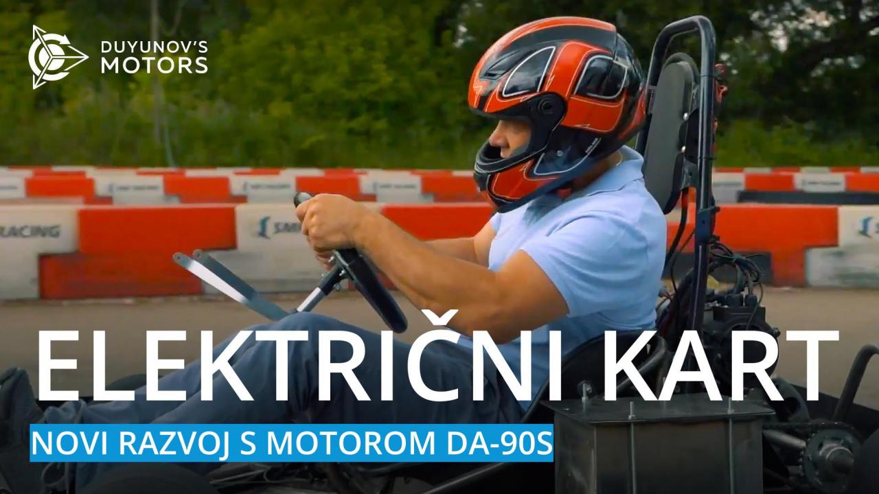 Električni kart: novi razvoj s motorom DA-90S