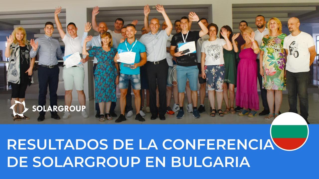 Bulgaria: resultados de la conferencia de SOLARGROUP