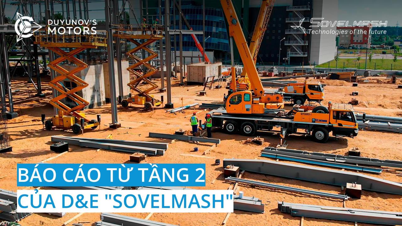 Báo cáo từ tầng 2 của D&E "Sovelmash"