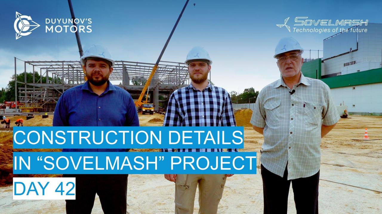 Construction details in "Sovelmash" project / Day 42