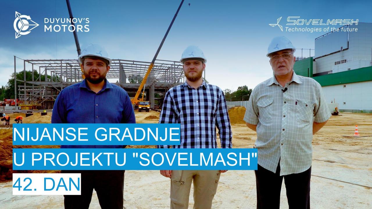 Nijanse gradnje u projektu "Sovelmash" / 42. dan