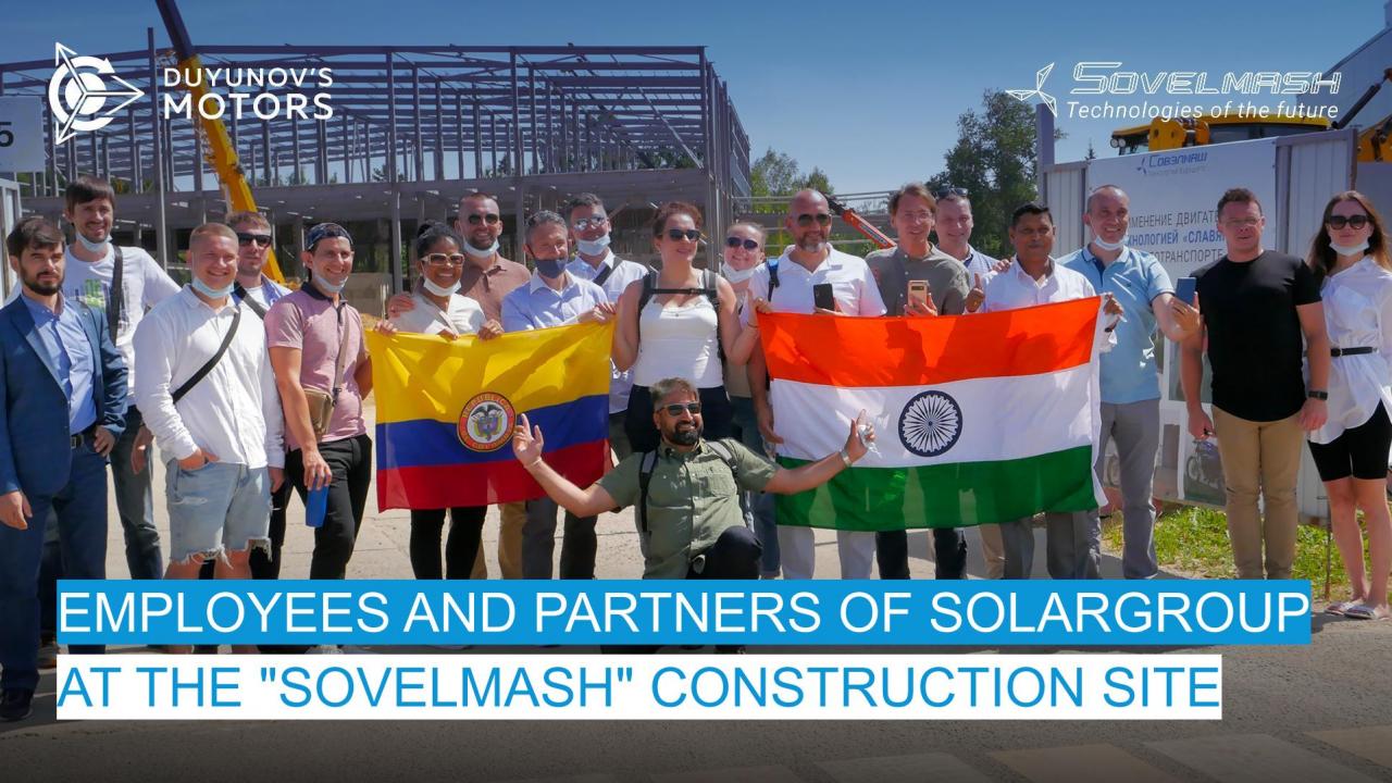 SOLARGROUP at the "Sovelmash" construction site