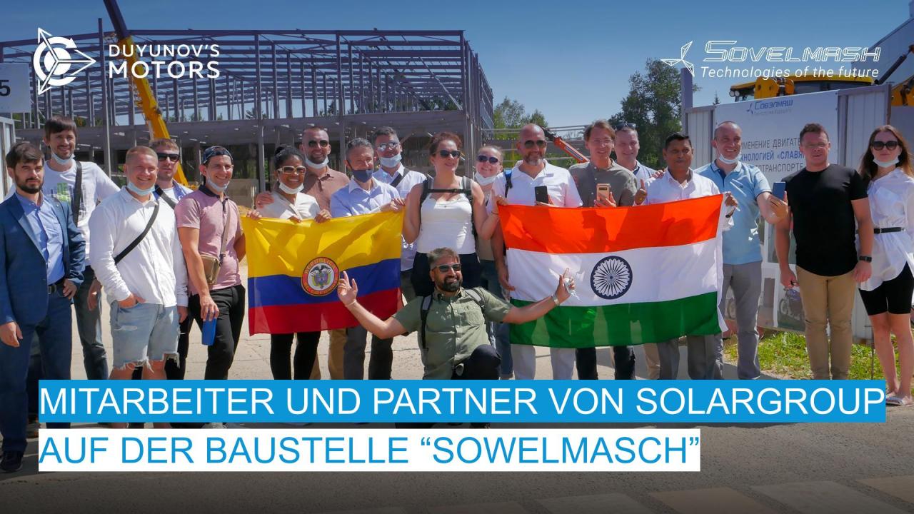 SOLARGROUP auf der Baustelle "Sowelmasch"